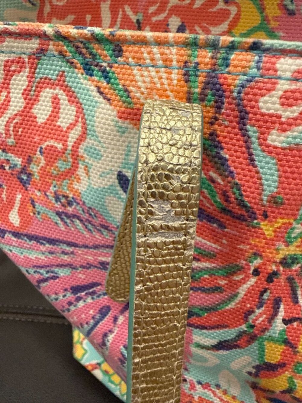 Lilly Pulitzer Fishing for Compliments Resort Tote Bag - Picture 14 of 16